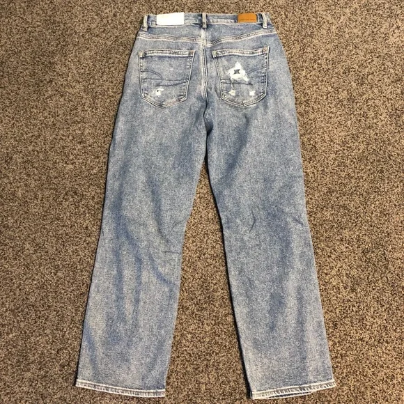 American Eagle Stretch Highest Waist '90s Boyfriend Jean Size 6 Regular NWT - Picture 2 of 8